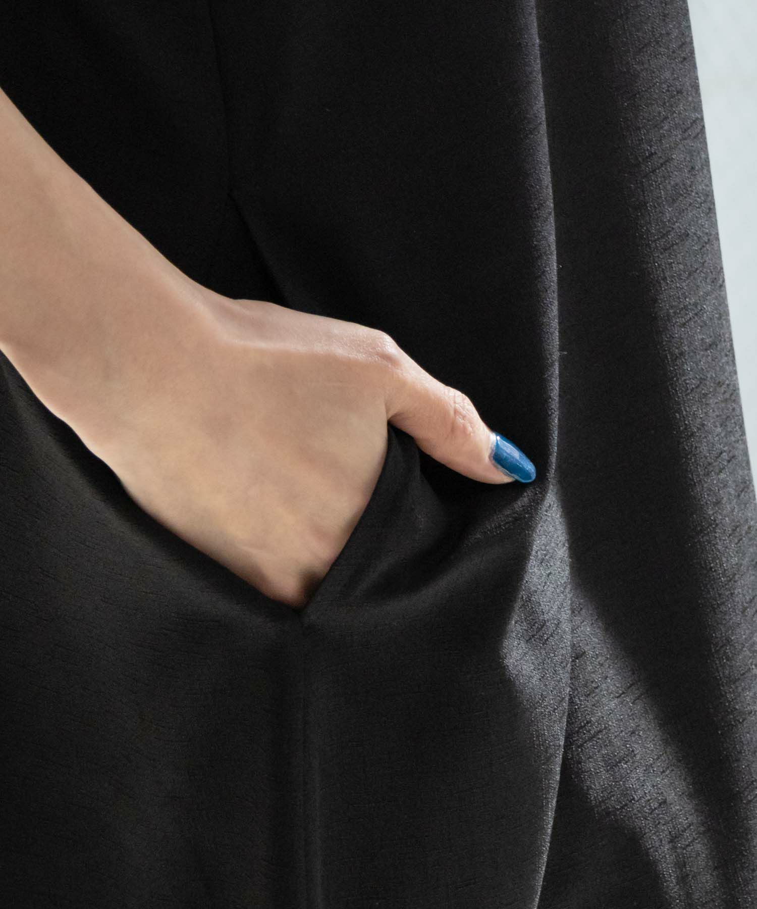 NAVY  麻ライクキャミワンピースアンサンブル レディース商品画像-10