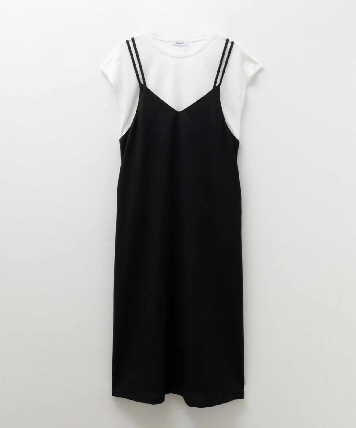 NAVY 麻ライクキャミワンピースアンサンブル レディース
