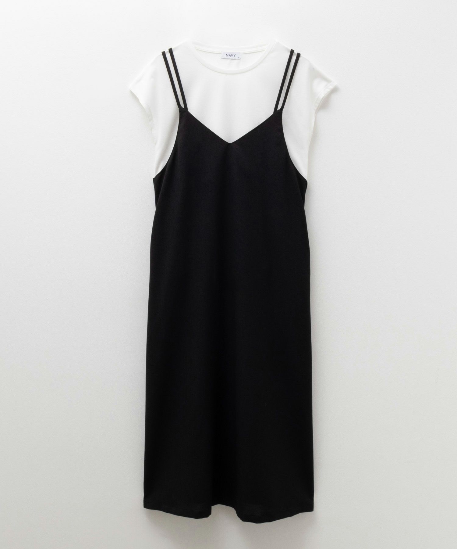 NAVY 麻ライクキャミワンピースアンサンブル レディース