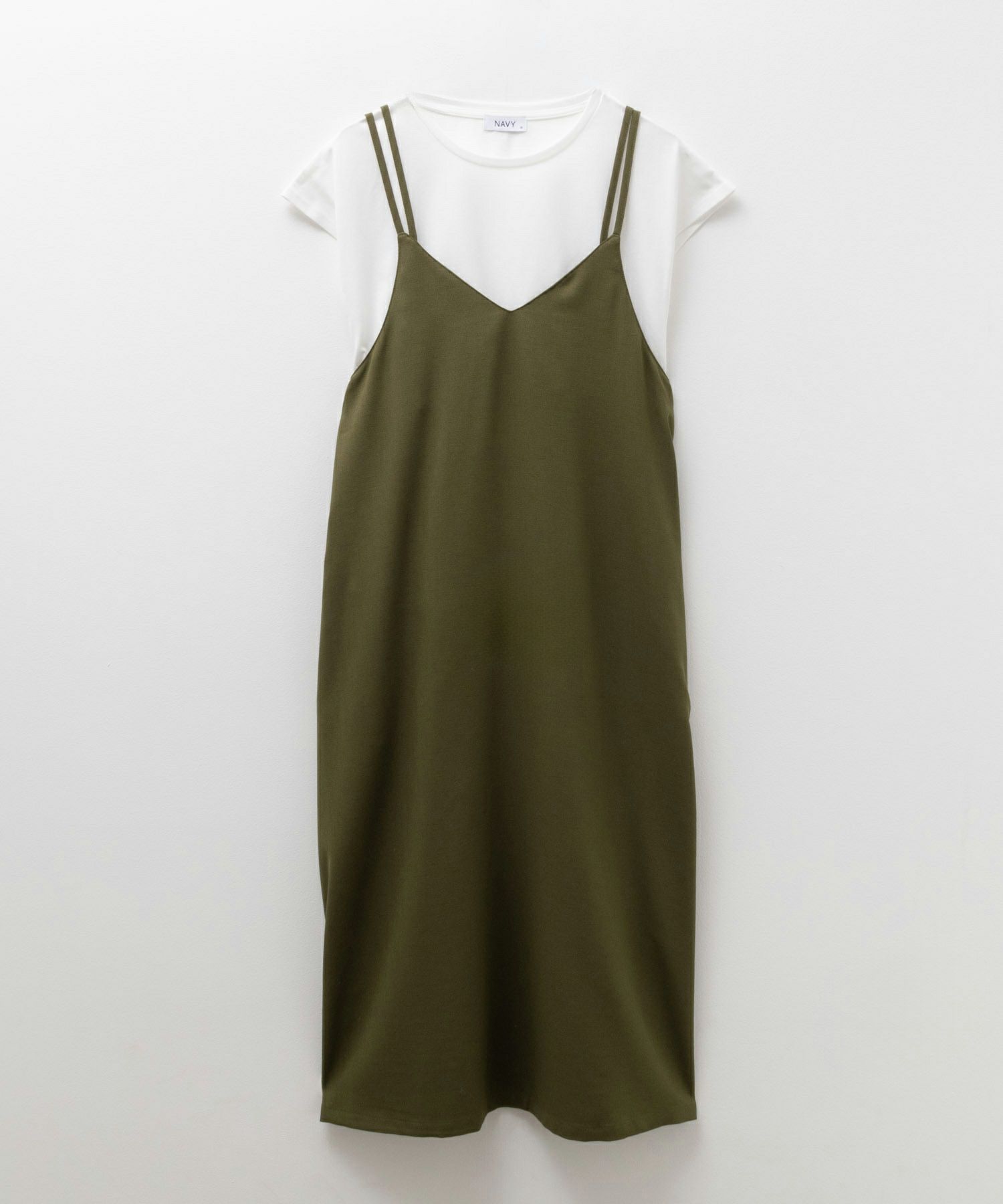 [期間限定価格]NAVY  麻ライクキャミワンピースアンサンブル レディース商品画像-16