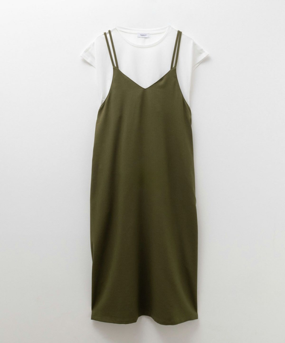 NAVY 麻ライクキャミワンピースアンサンブル レディース
