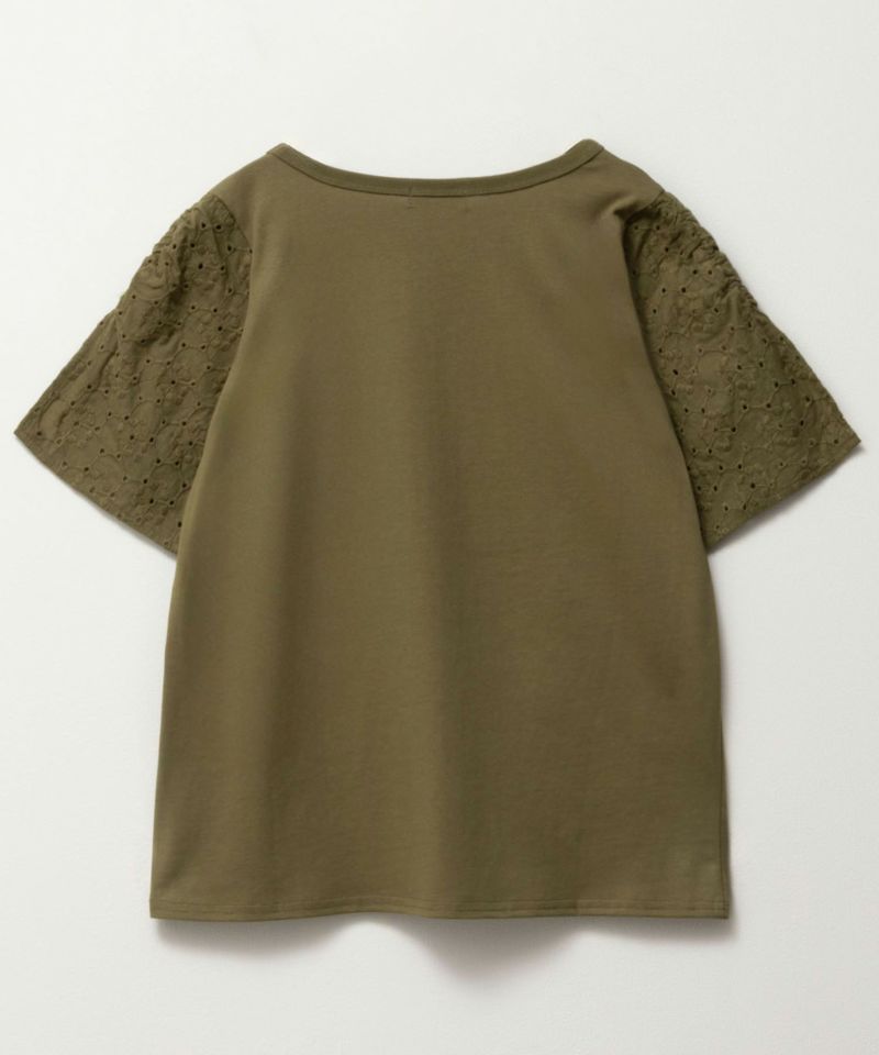 NAVY SARARI  袖レースプルオーバー キッズ メール便 対応商品商品画像-4