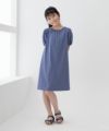 NAVY SARARI 肩ギャザーワンピース キッズ商品サムネイル-4