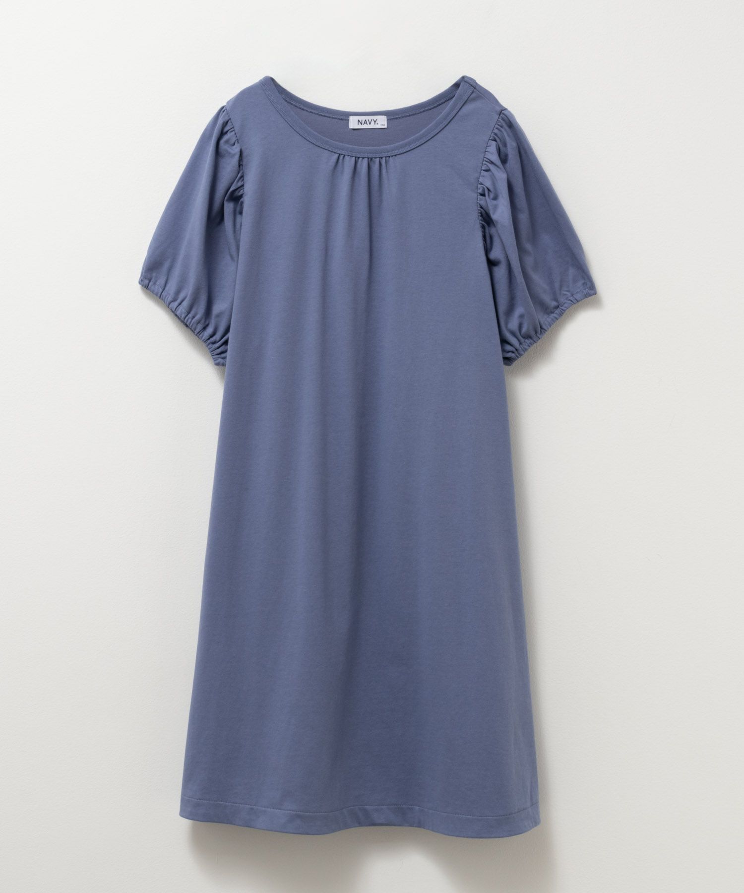 NAVY SARARI 肩ギャザーワンピース キッズ商品画像-9