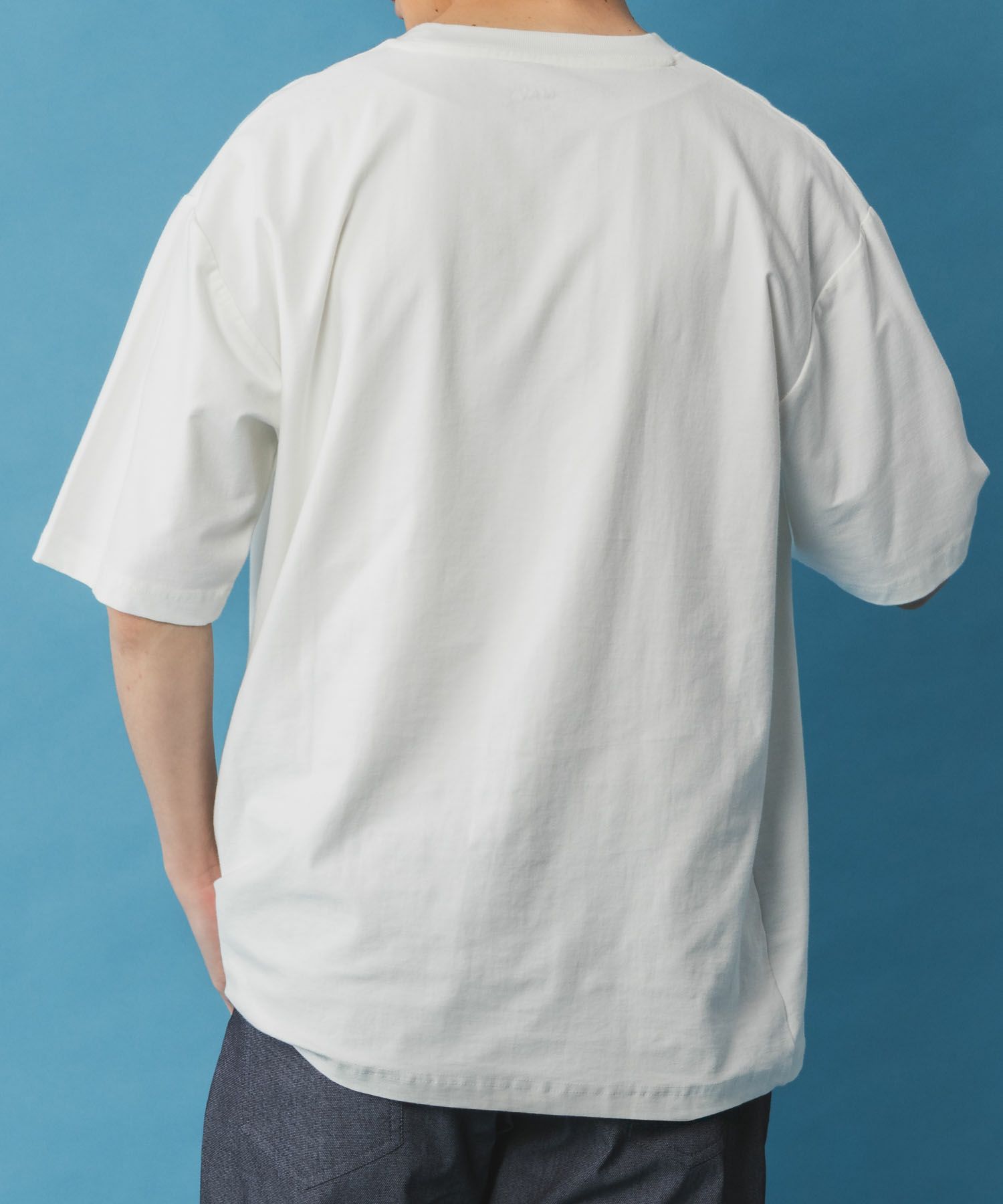 SARARI NAVY 冷感クルーネックTシャツ メンズ