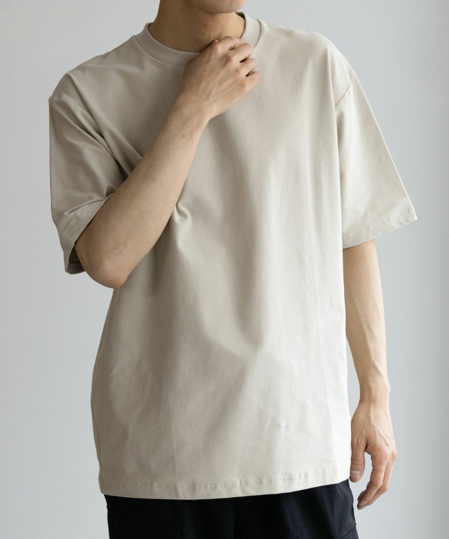 NAVY SARARI  冷感クルーネックTシャツ メンズ商品画像-22