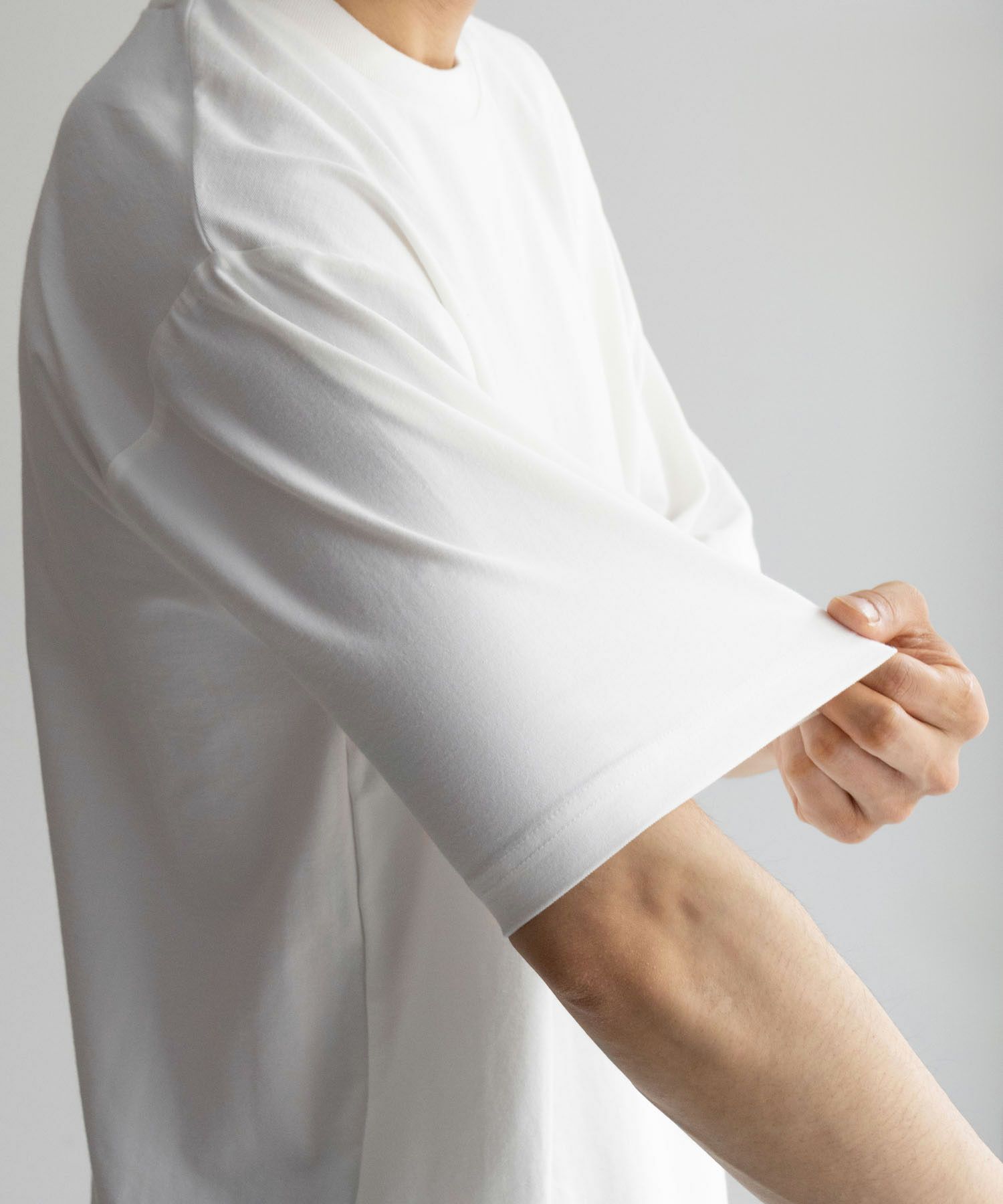 SARARI NAVY 冷感クルーネックTシャツ メンズ
