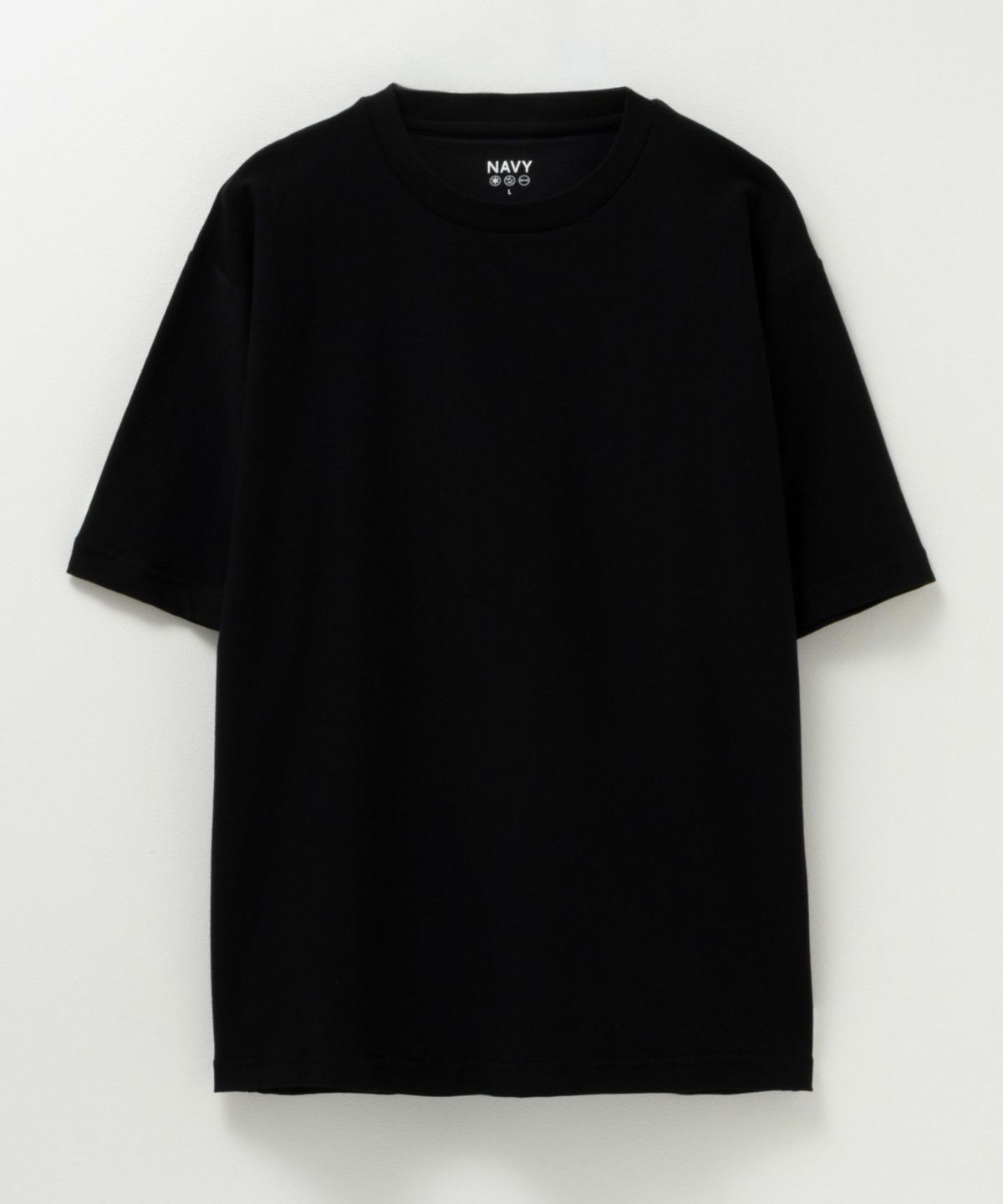 SARARI NAVY 冷感クルーネックTシャツ メンズ