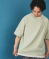 NAVY SARARI 冷感フェイクレイヤードTシャツ メンズ商品サムネイル-2