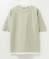 NAVY SARARI  冷感フェイクレイヤードTシャツ メンズ商品サムネイル-27