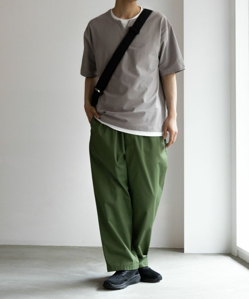 NAVY SARARI 冷感キーネックTシャツ メンズ商品画像-21