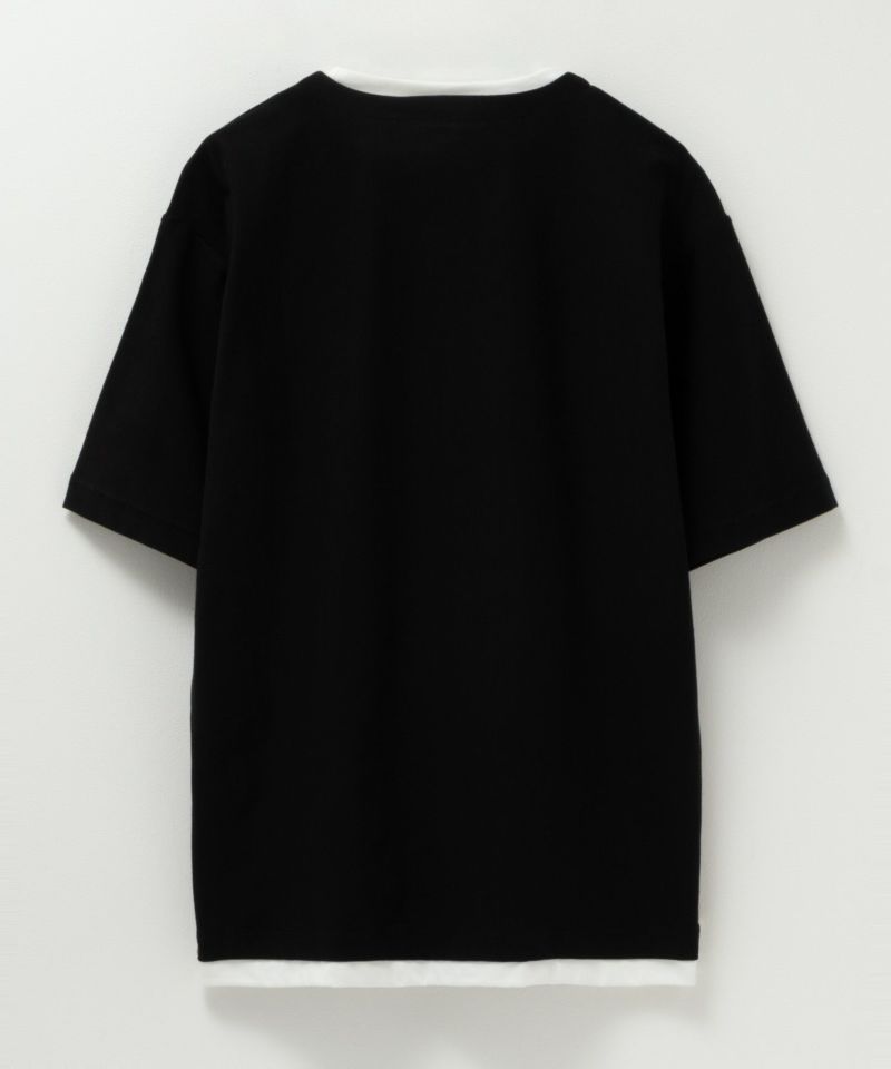 NAVY SARARI 冷感キーネックTシャツ メンズ商品画像-31