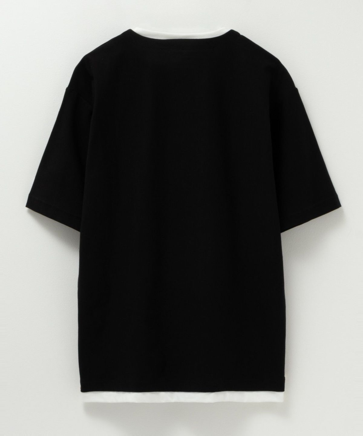 SARARI NAVY 冷感キーネックTシャツ メンズ