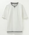NAVY SARARI 冷感キーネックTシャツ メンズ商品サムネイル-32