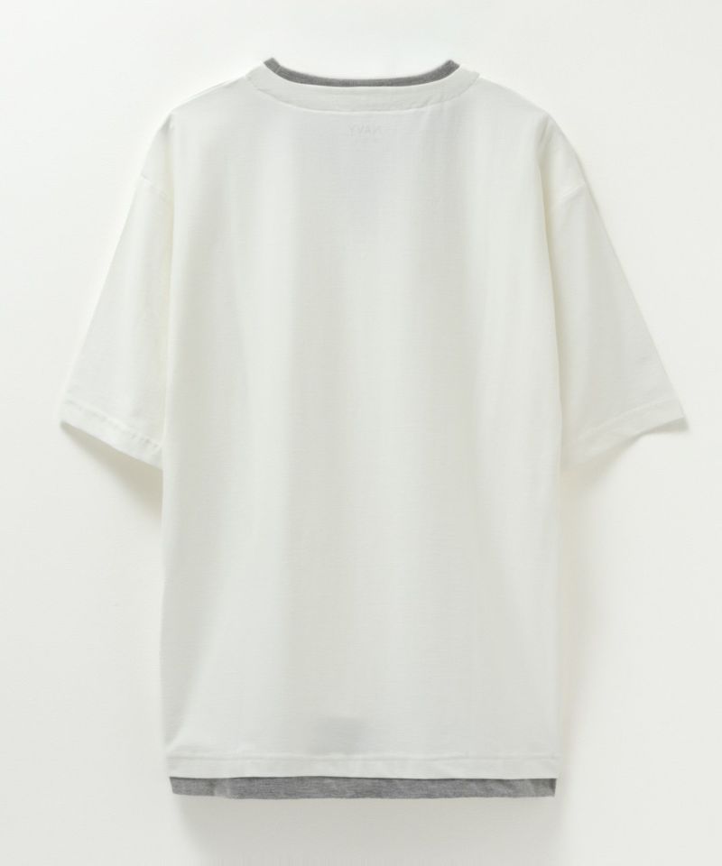 NAVY SARARI 冷感キーネックTシャツ メンズ商品画像-33