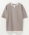 NAVY SARARI  冷感キーネックTシャツ メンズ商品サムネイル-34
