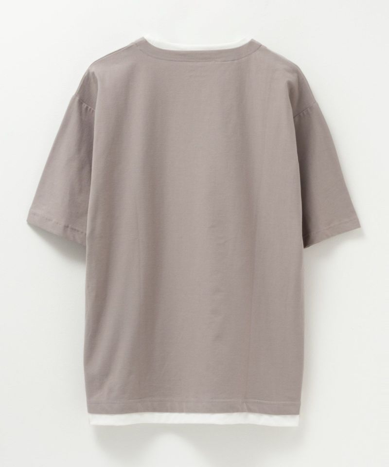 NAVY SARARI  冷感キーネックTシャツ メンズ商品画像-35