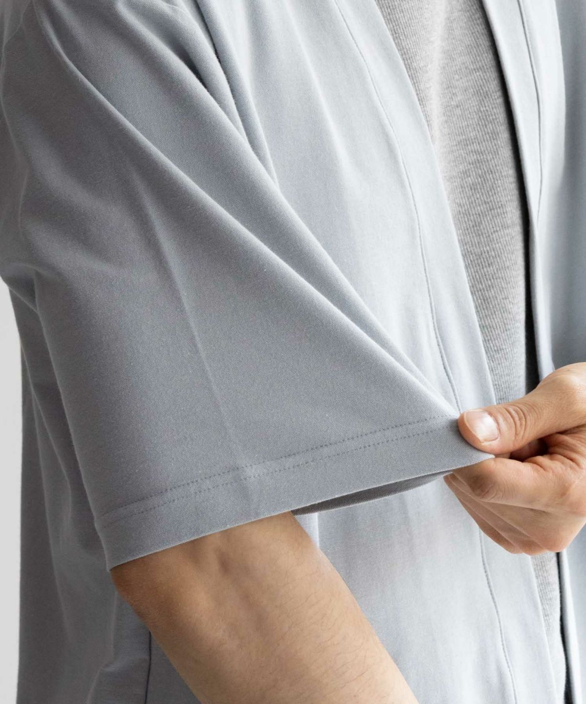 SARARI NAVY 冷感着流しカーディガン メンズ