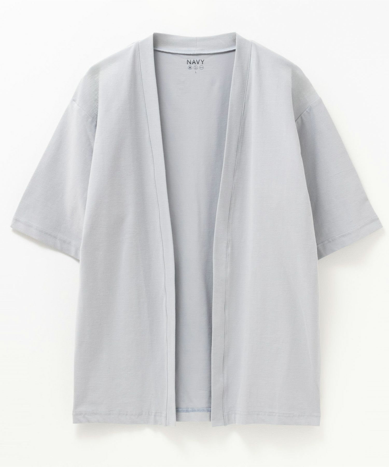 SARARI NAVY 冷感着流しカーディガン メンズ