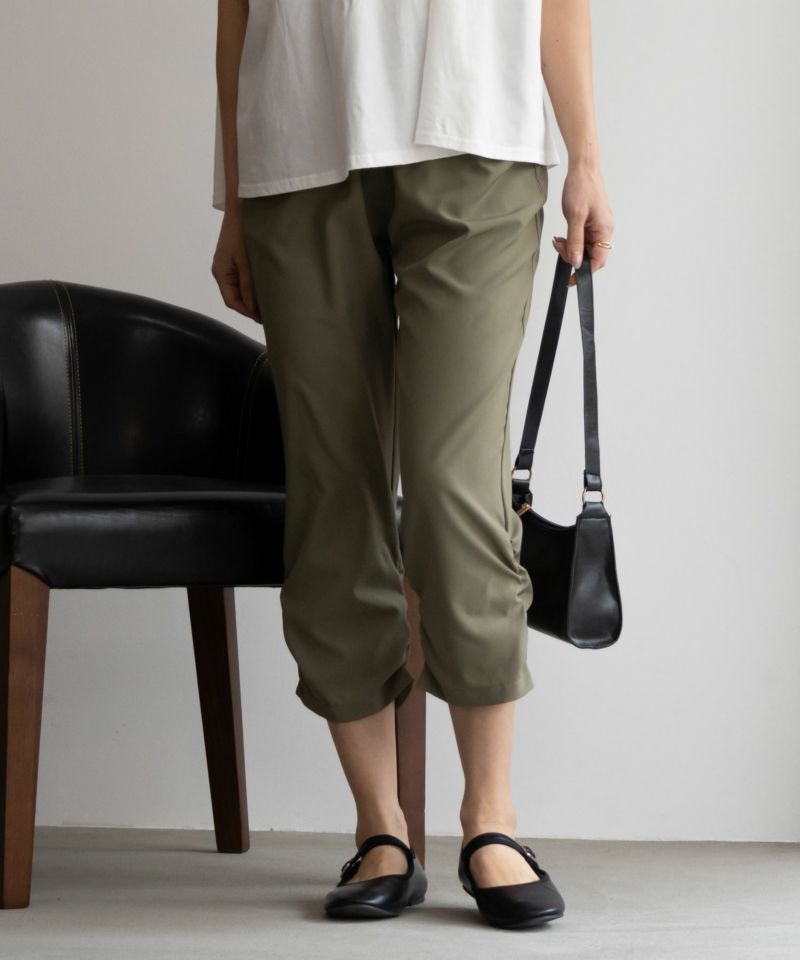 NAVY SARARI シャーリングパンツ レディース商品画像-7