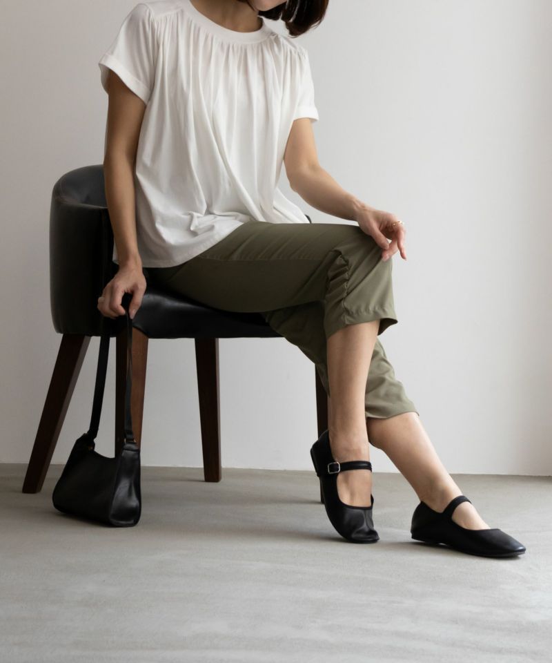 NAVY SARARI  シャーリングパンツ レディース商品画像-19