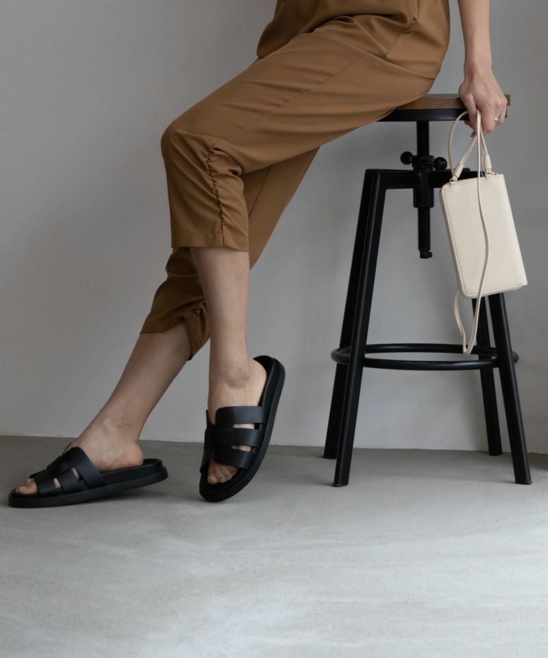 NAVY SARARI  シャーリングパンツ レディース商品画像-21