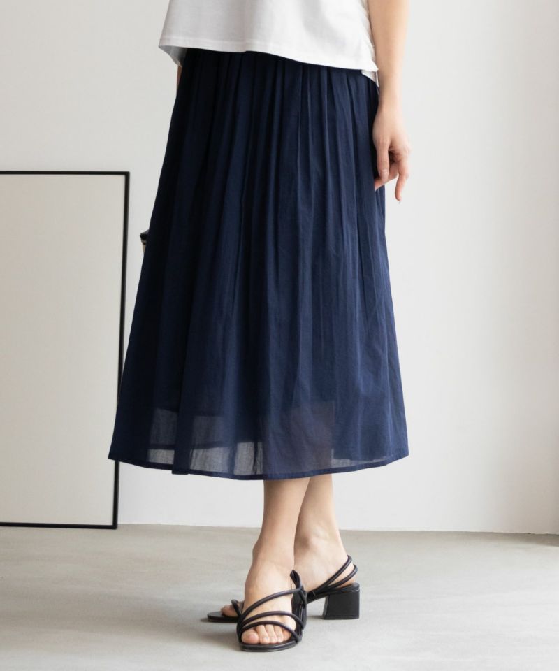 Howdy Marie  インド綿 ギャザースカート レディース商品画像-4