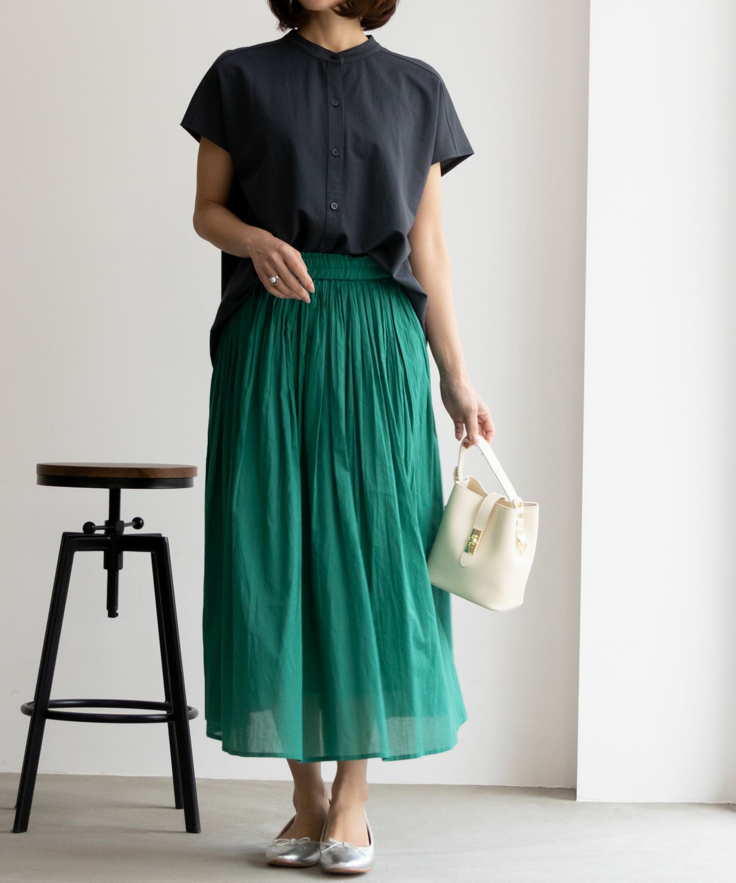 Howdy Marie  インド綿 ギャザースカート レディース商品サムネイル-6