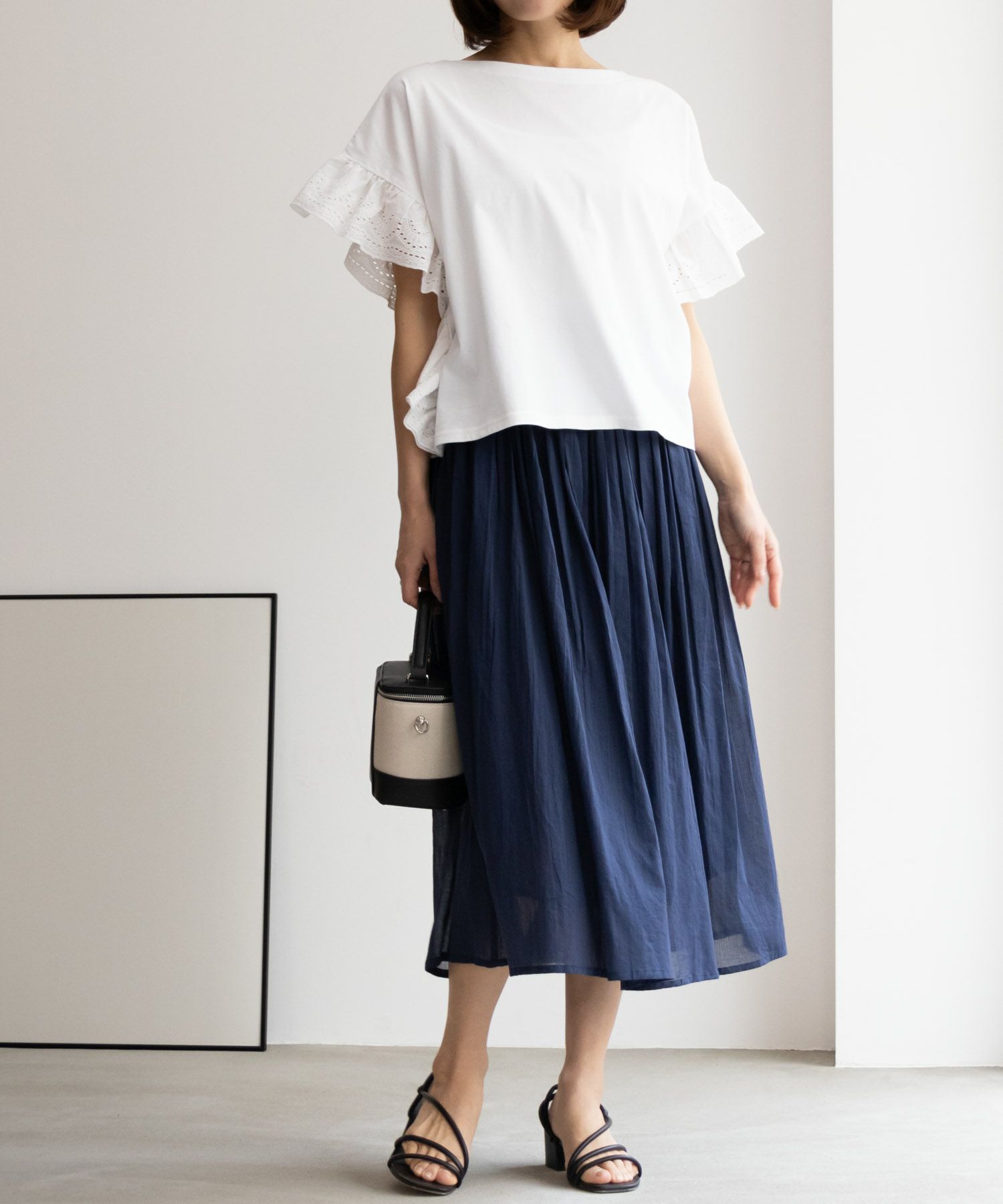 Howdy Marie  インド綿 ギャザースカート レディース商品画像-8