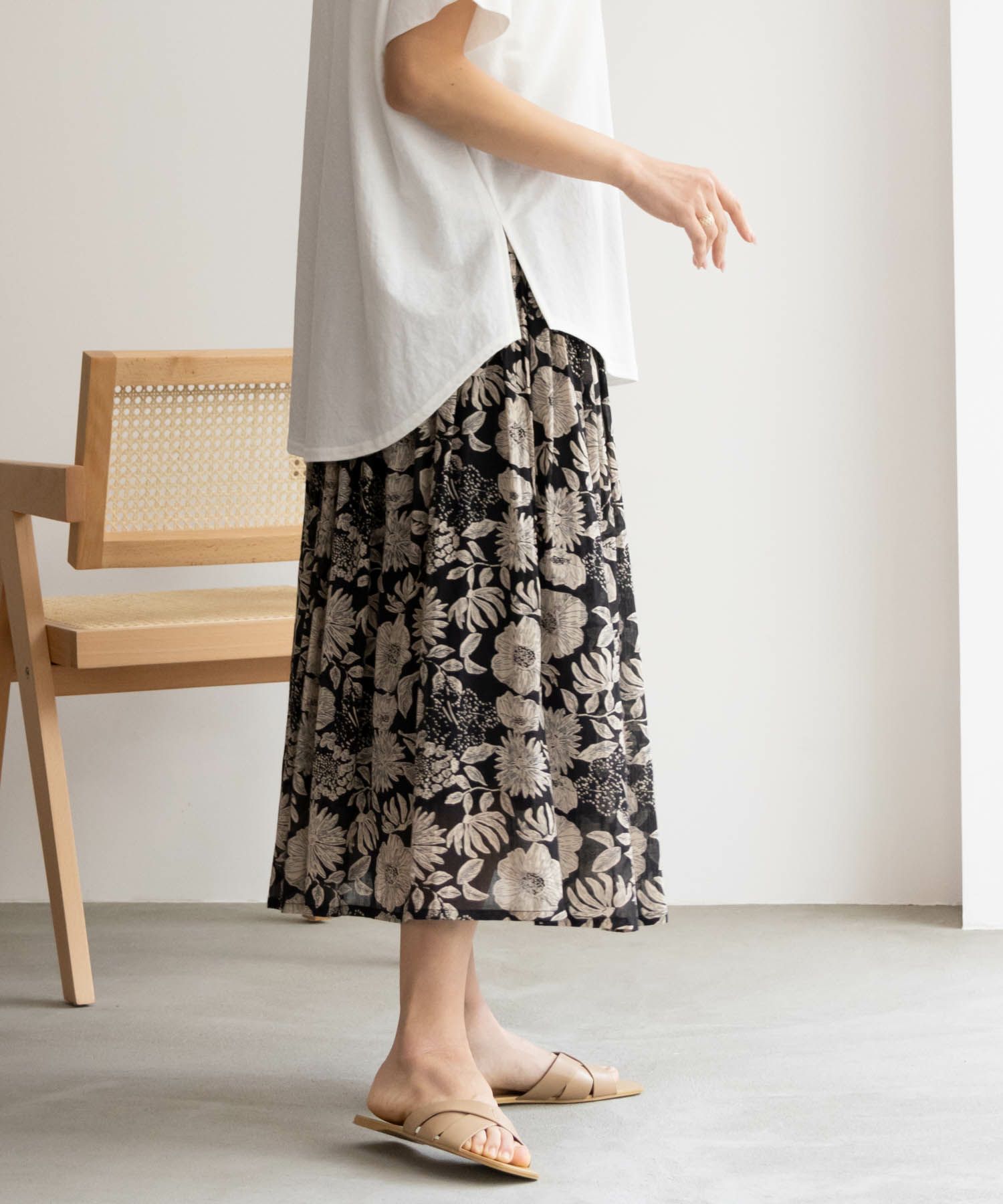 Howdy Marie  インド綿 ギャザースカート レディース商品サムネイル-9