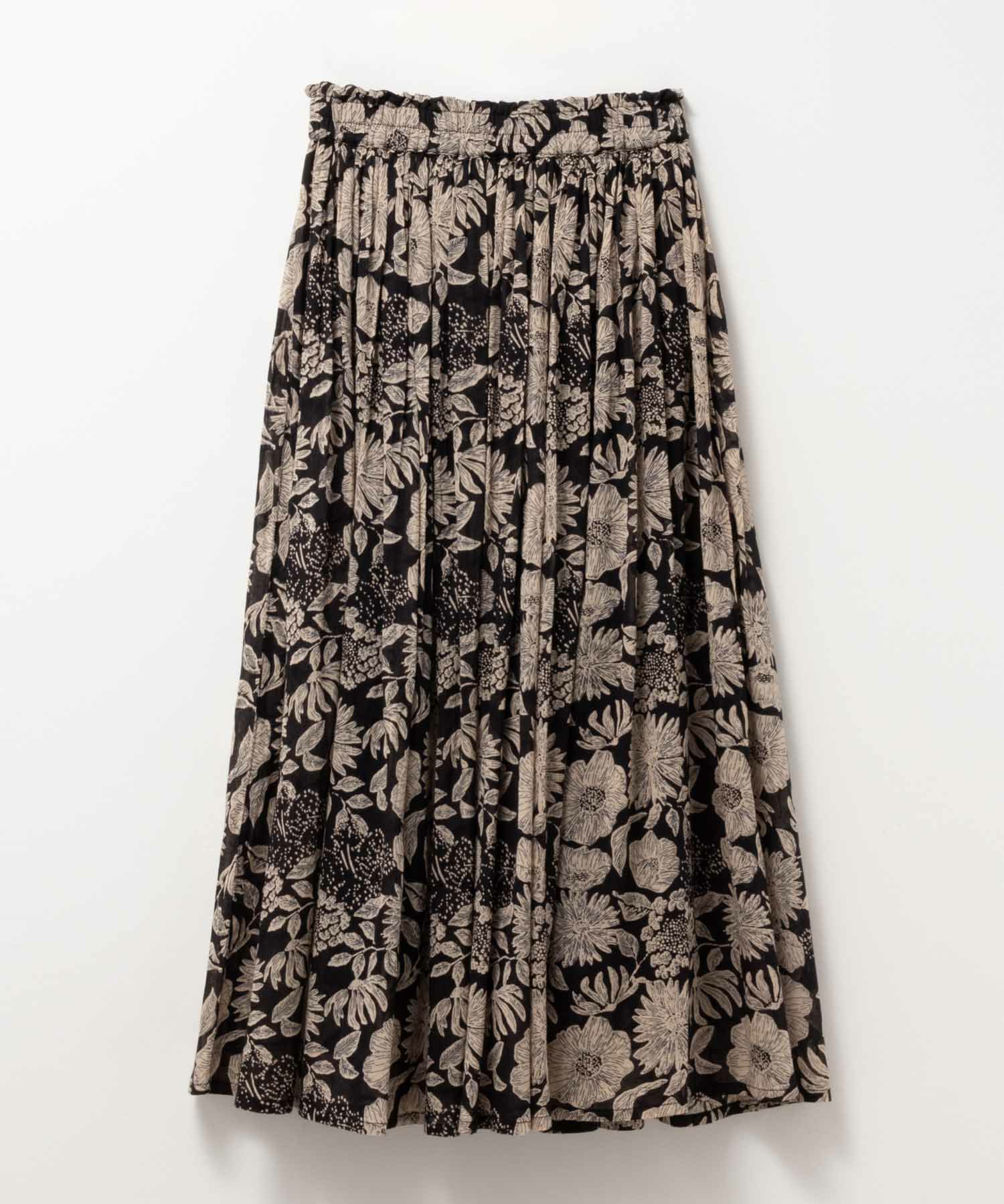 Howdy Marie インド綿 ギャザースカート レディース