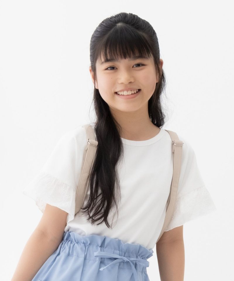 NAVY SARARI  袖フリルプルオーバー キッズ ネコポス 対応商品商品画像-2