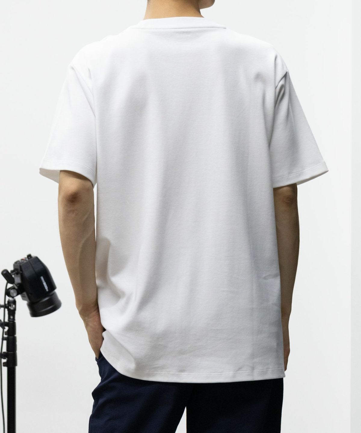 NAVY SARARI リピュール加工 シルケットTシャツ メンズ