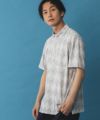 NAVY SARARI サラリピュール 総柄ポロシャツ メンズ商品サムネイル-7