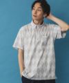 NAVY SARARI サラリピュール 総柄ポロシャツ メンズ商品サムネイル-9
