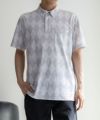 NAVY SARARI サラリピュール 総柄ポロシャツ メンズ商品サムネイル-22
