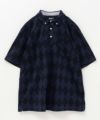 NAVY SARARI サラリピュール 総柄ポロシャツ メンズ商品サムネイル-40