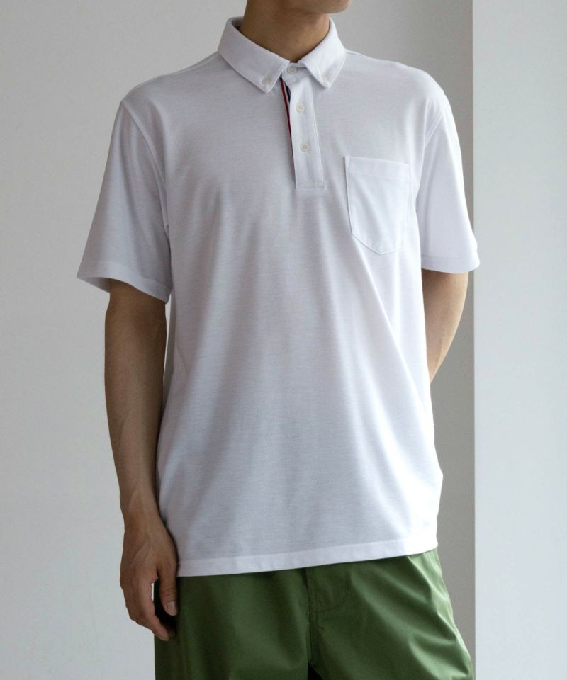 NAVY SARARI サラリピュール カノコポロシャツ メンズ商品画像-13