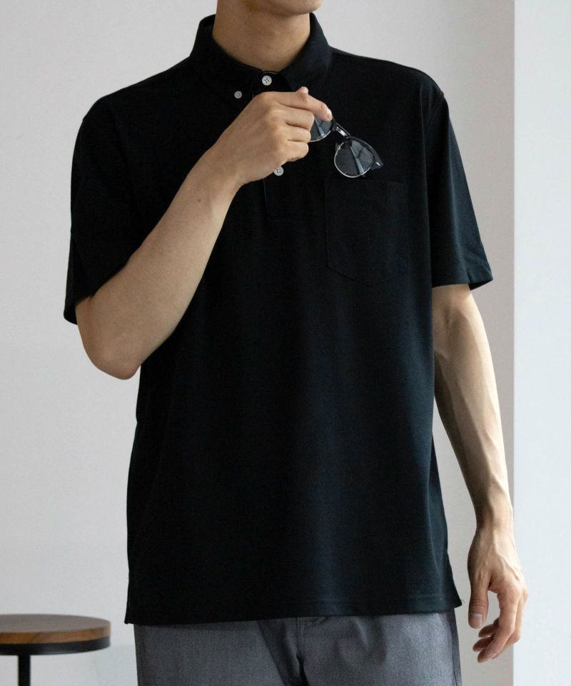 NAVY SARARI サラリピュール カノコポロシャツ メンズ商品画像-14