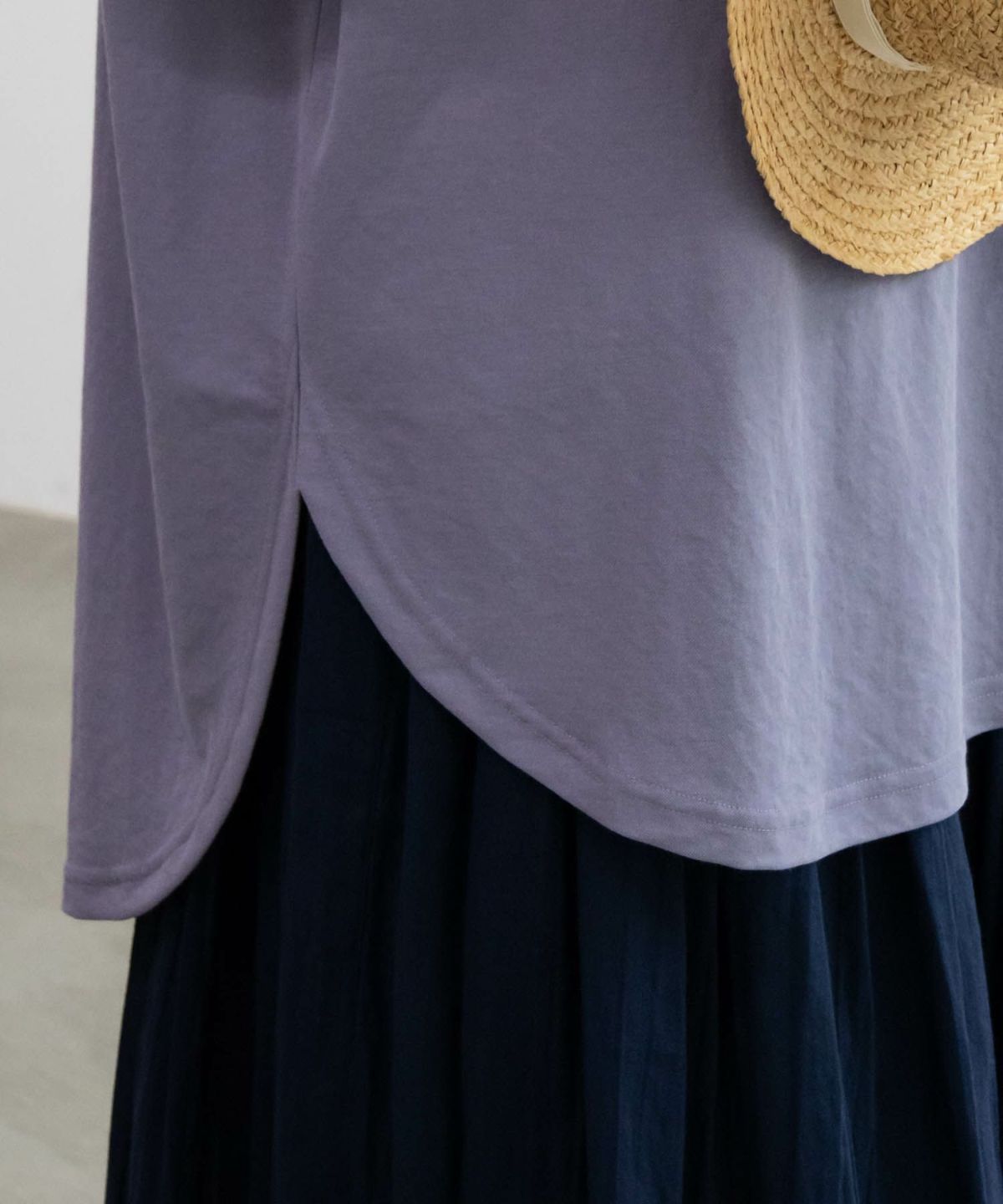 NAVY SARARI チュニック丈Tシャツ レディース ネコポス 対応商品