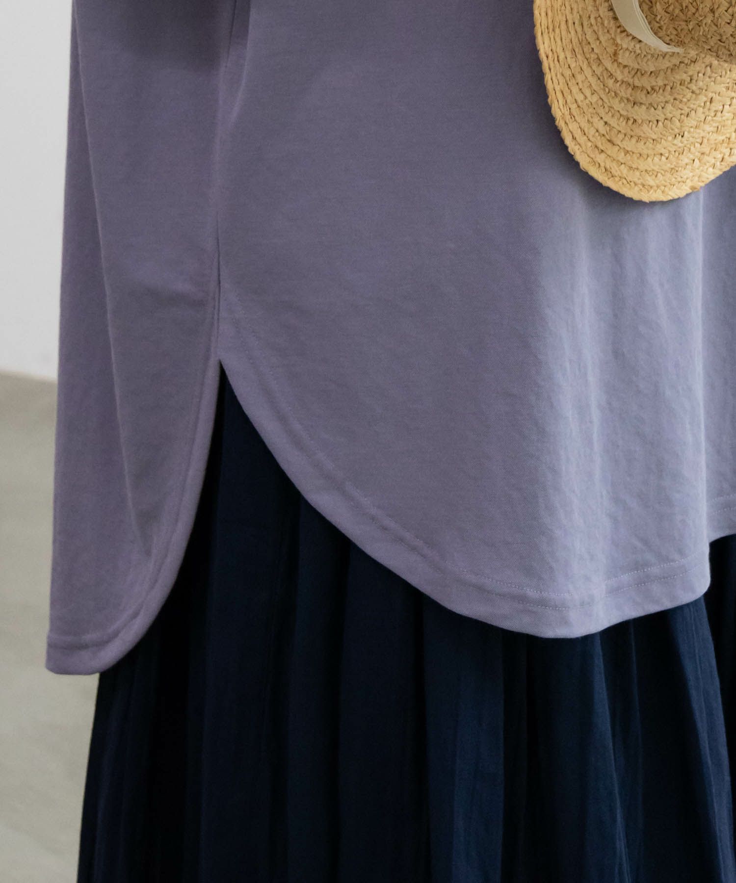 NAVY SARARI チュニック丈Tシャツ レディース ネコポス 対応商品