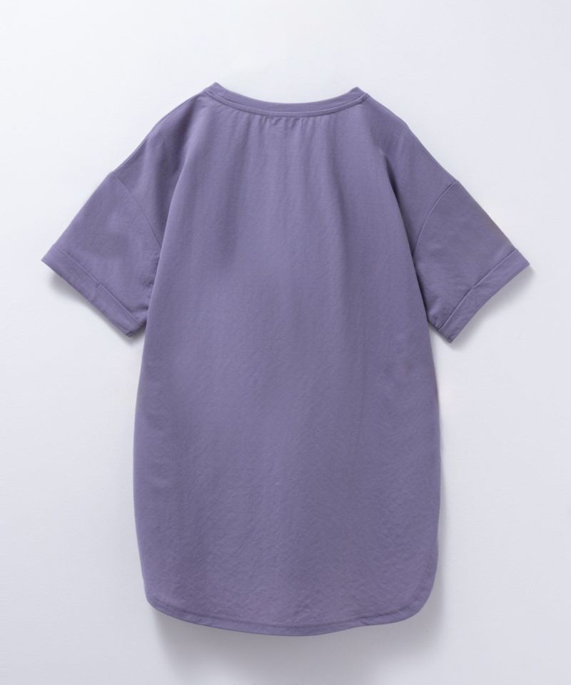 NAVY SARARI  チュニック丈Tシャツ レディース メール便 対応商品商品画像-26