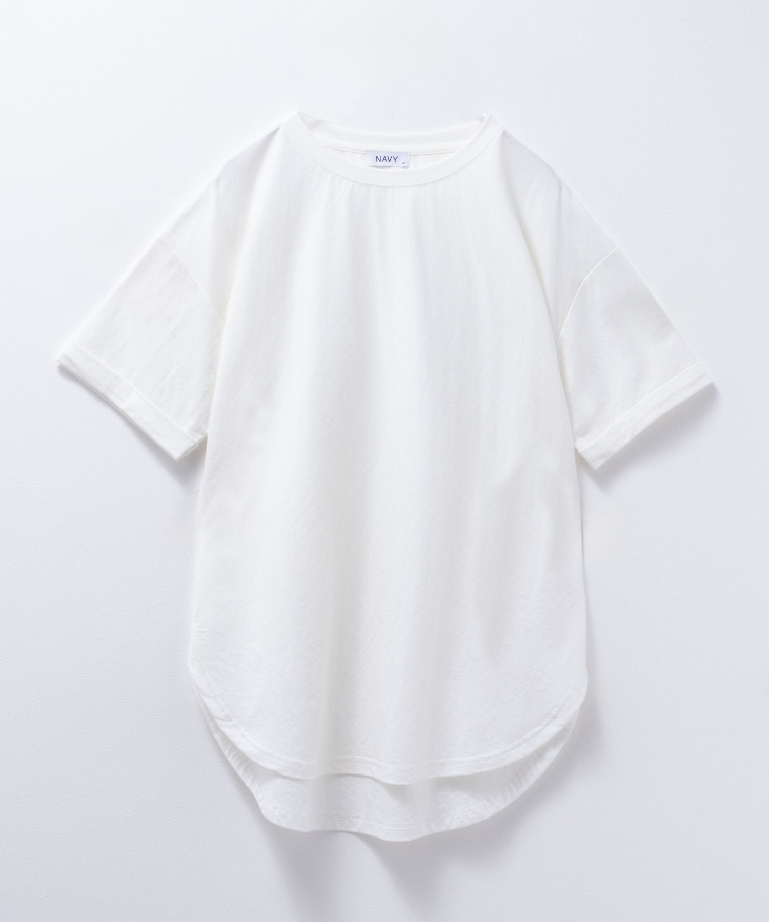 NAVY SARARI  チュニック丈Tシャツ レディース メール便 対応商品商品画像-27
