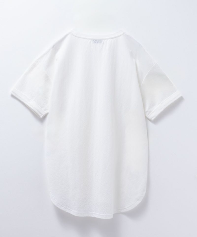 NAVY SARARI  チュニック丈Tシャツ レディース メール便 対応商品商品画像-28