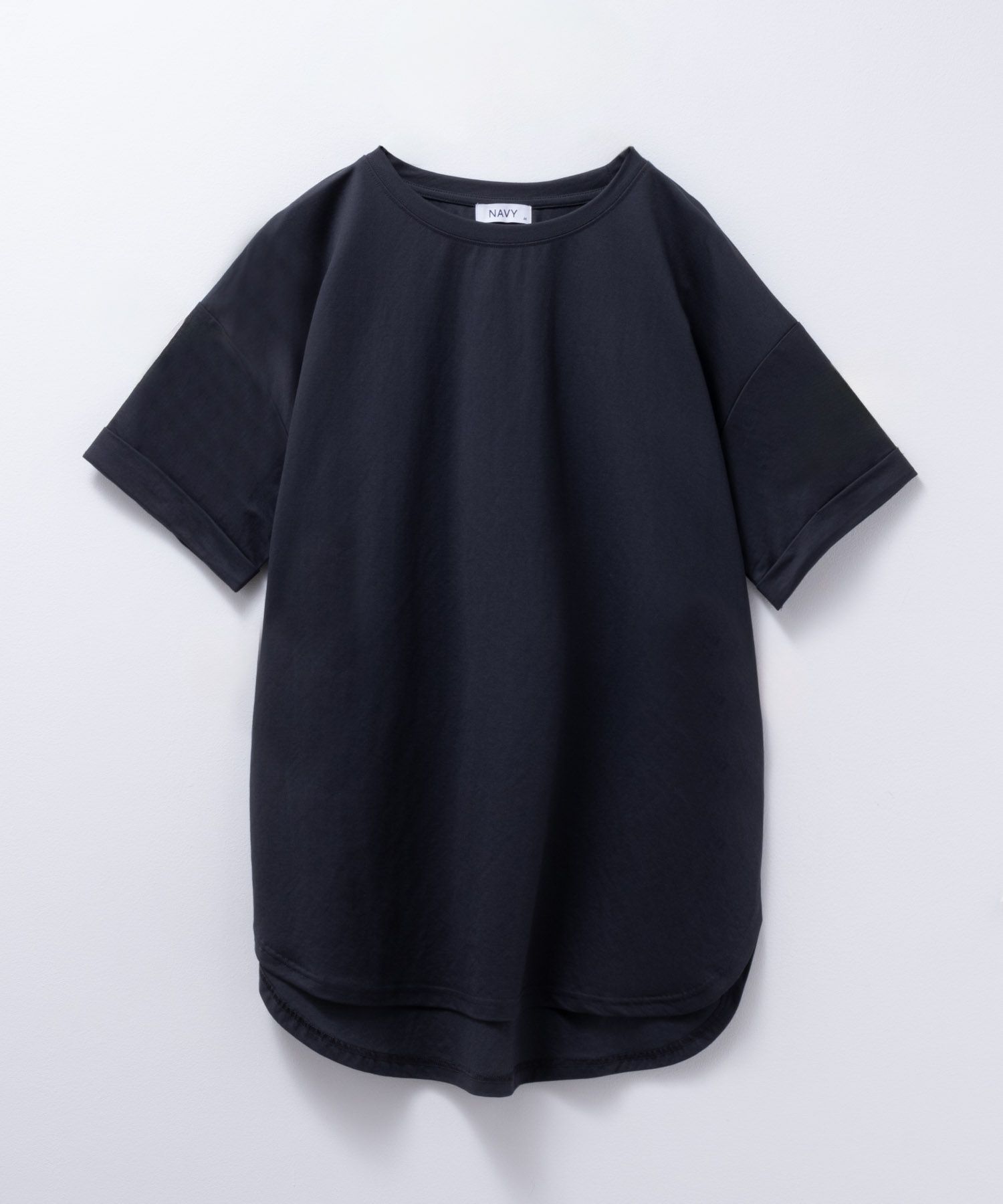 NAVY SARARI  チュニック丈Tシャツ レディース メール便 対応商品商品サムネイル-29