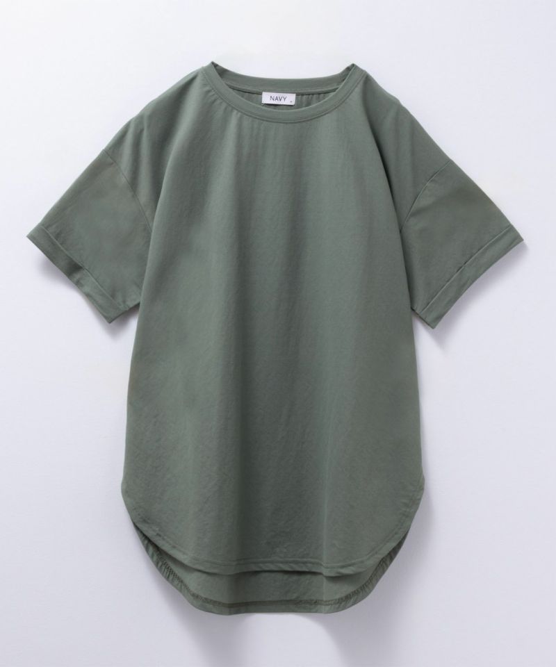 NAVY SARARI  チュニック丈Tシャツ レディース メール便 対応商品商品画像-31