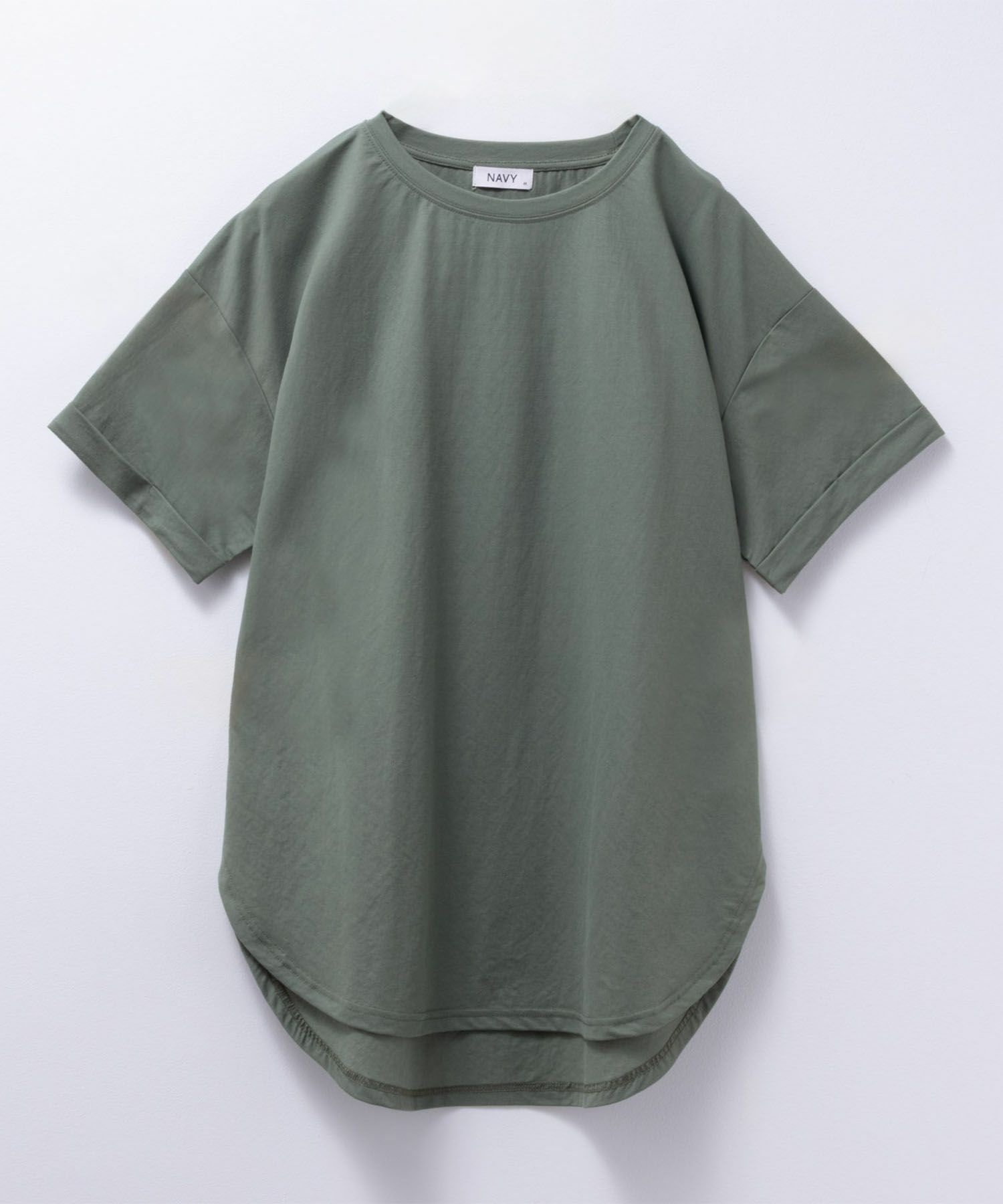 NAVY SARARI  チュニック丈Tシャツ レディース メール便 対応商品商品サムネイル-31