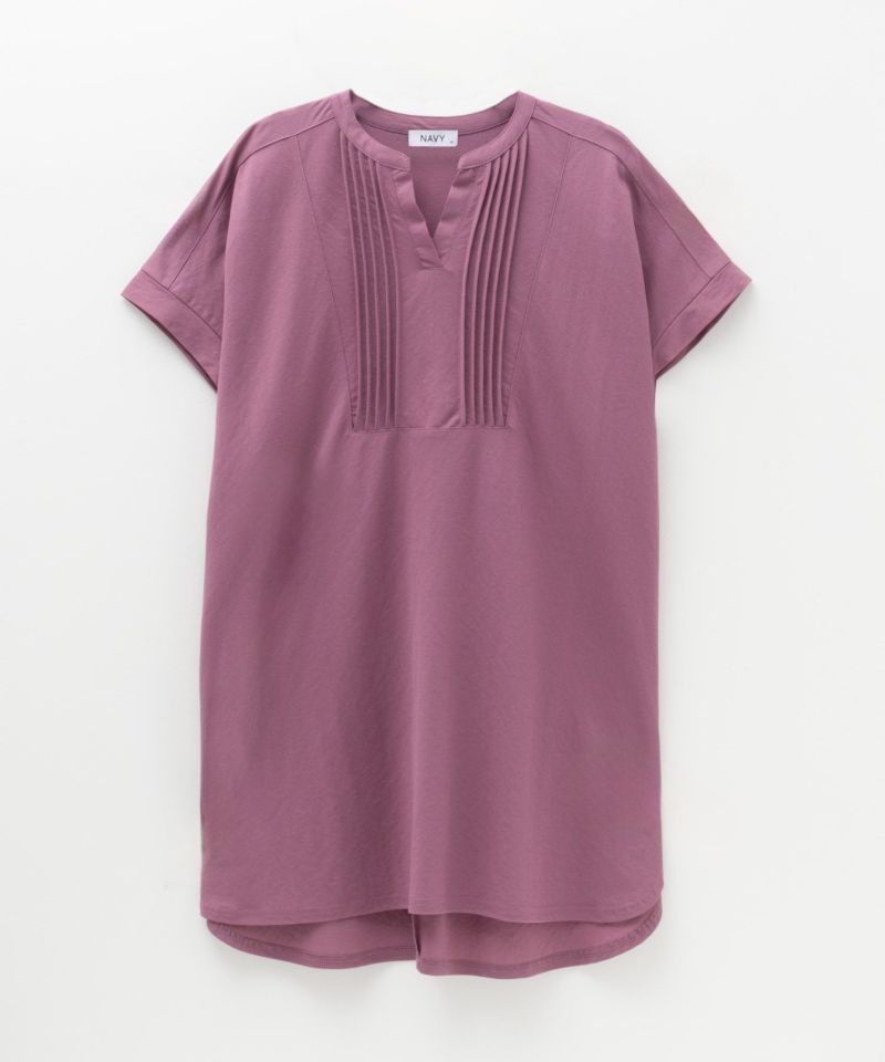 NAVY SARARI ピンタックチュニックプルオーバー レディース メール便 対応商品商品画像-25