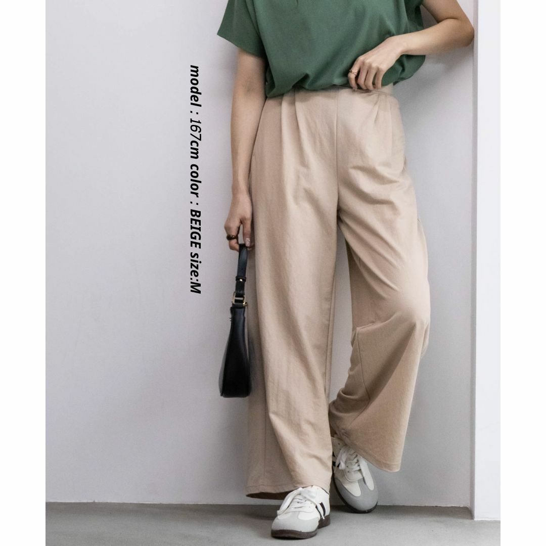 NAVY SARARI ワイドパンツ レディース