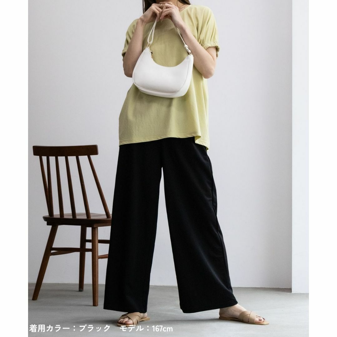 NAVY SARARI ワイドパンツ レディース